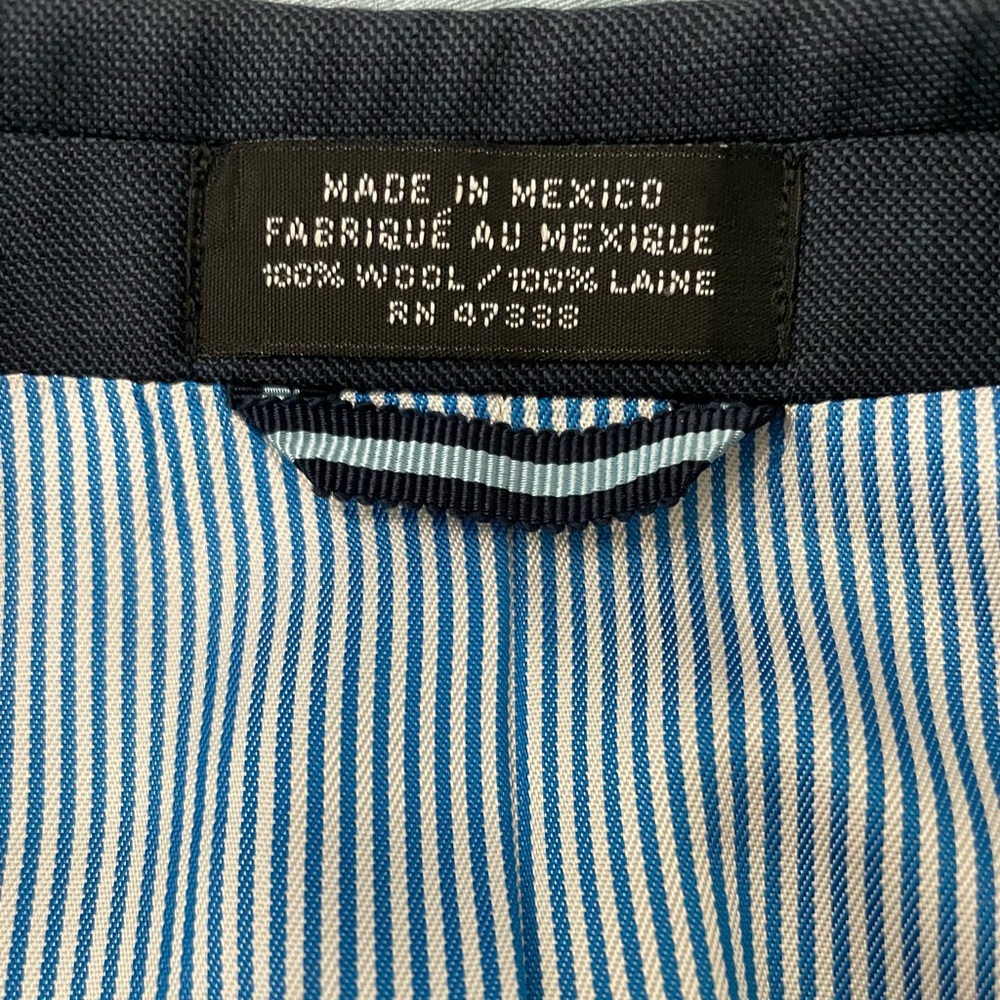 Men's Blue Blazer - Picture 3 of 5